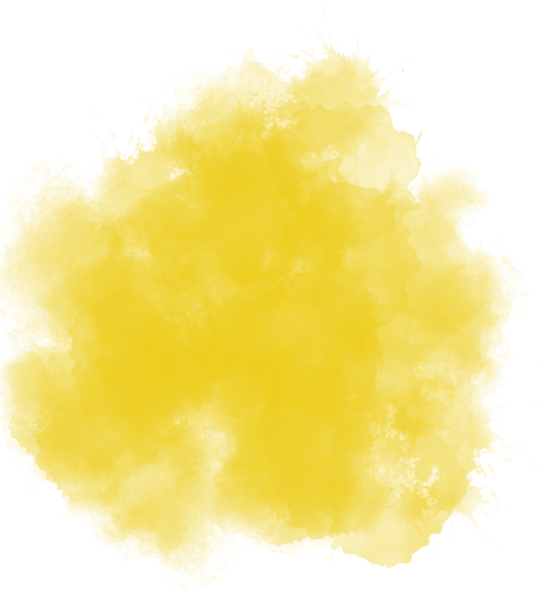 Yellow Watercolor Cloud